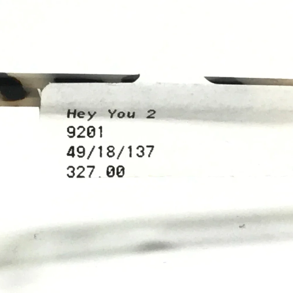 WOOW Eyeglasses Frames Hey You 2 Col.9201 Black Red Gray Tortoise 49-18-137